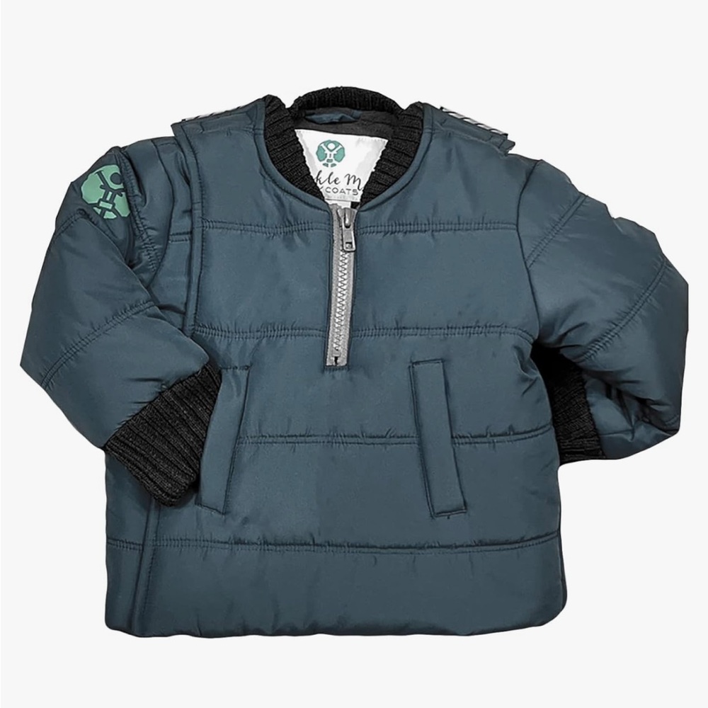 Buckle Me Baby Coat / 24M 2T blue deepest of oceans